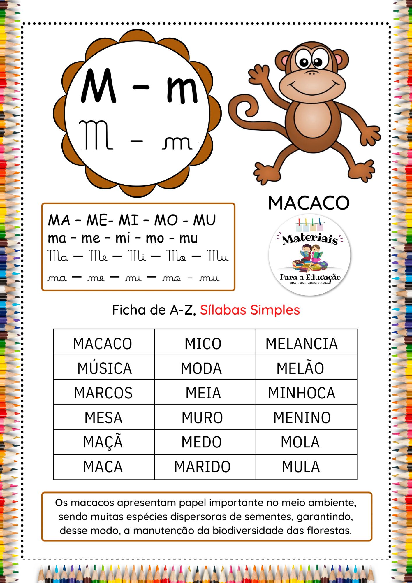 SILABAS SIMPLES